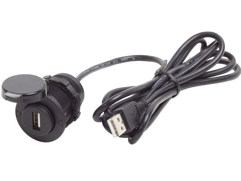 Marinco Tomada USB 12V c/ Cabo de Extensão